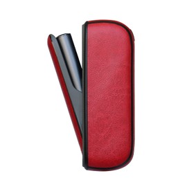 Xioudo Compatible IQOS ILUMA / ILUMA i Case (Compatible with IQOS ILUMA/ILUMA i), Compatible IQOS Ilma Kit, TPU+PU Case, red, Japanese