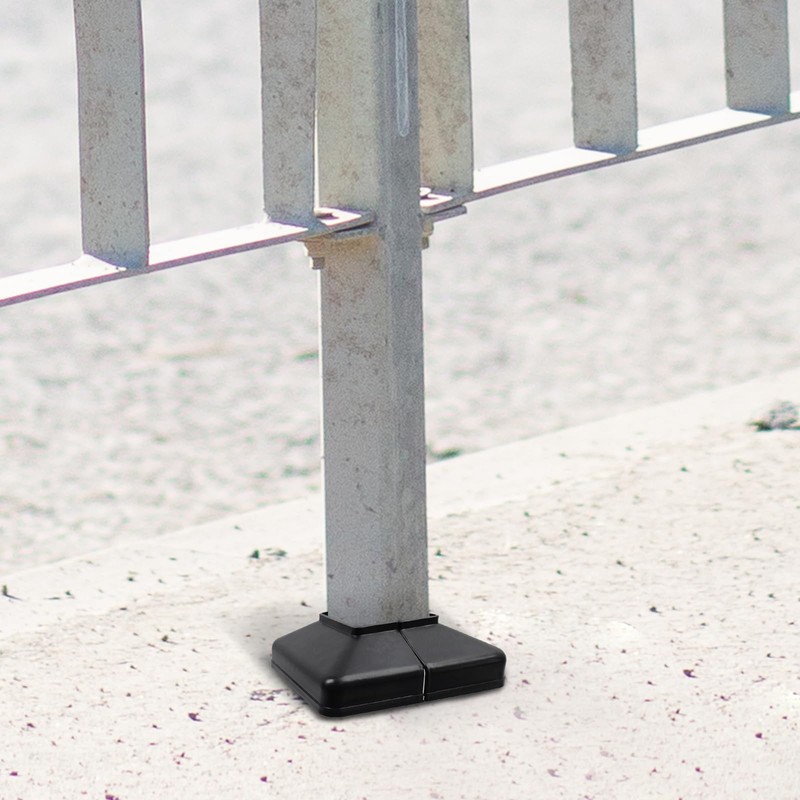 Tsnamay 6Pcs Flange Base Shoe for Railings 2"x 2"/50mm Post,Deck