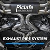 Piclafe 5 Inch Exhaust Pipe, 4'' Stainless Steel Straight Exhaust