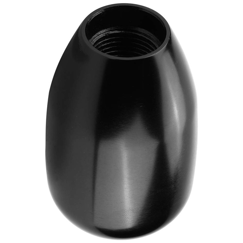 EVGATSAUTO Universal Car 6-Speed Gear Knob with Gear Lever Black