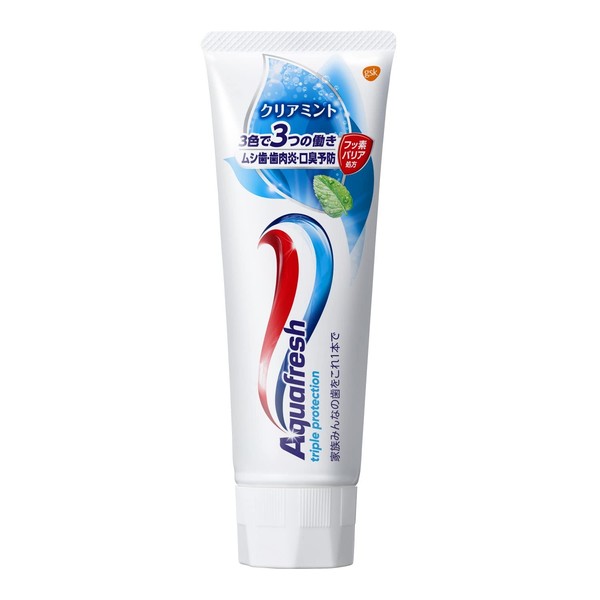Aqua Fresh Clear Mint Toothpaste, 4.9 oz (140 g) [Quasi-drug]