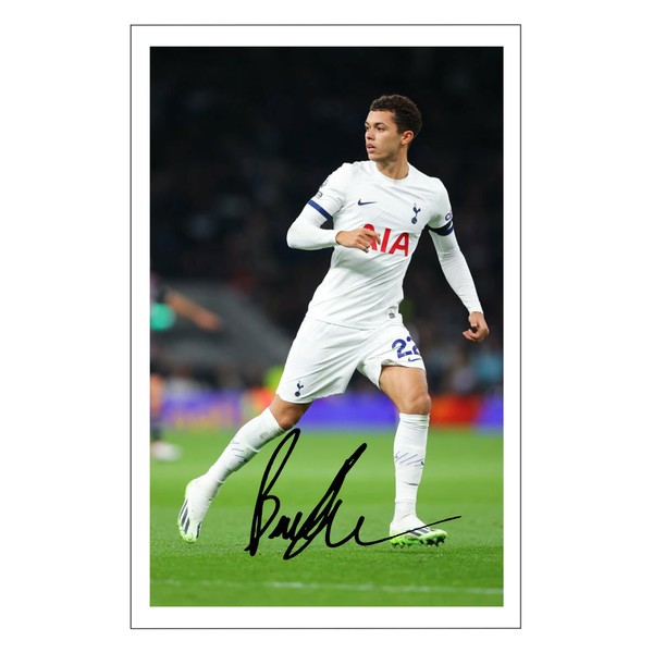 RJR PRINTS Brennan Johnson - Tottenham Signed 6X4 Inch Photo