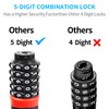 SISAV Heavy Duty Bike Chain Lock 3.2FT with 5 Digit