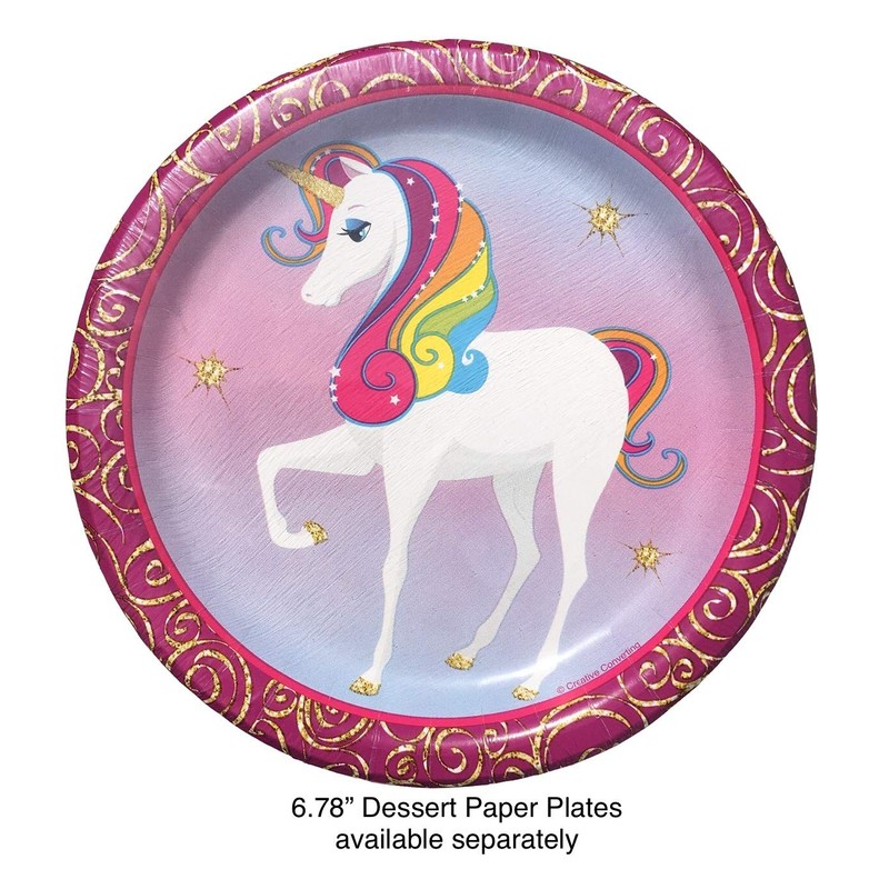 Creative Converting Unicorn Luncheon Paper Napkins, 20 ct