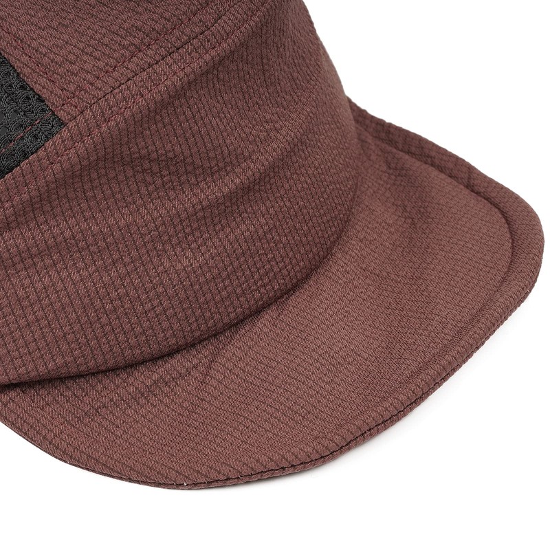 CLAPE Mesh Cap Men's Short Peak 5 Panel Baseball Cap