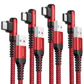 AINOPE AINOPE Pack 0,5 m 1 m 2 m 3 m USB C Kabel 3,1 A Schnellladung, AINOPE Ladekabel USB C Winkel