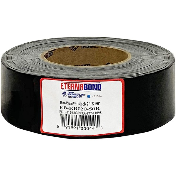 EternaBond RoofSeal Black 2" x50' MicroSealant UV Stable RV Roof