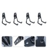 Operitacx 4pcs Bike Hooks for Garage, Heavy Duty Wall Mounted