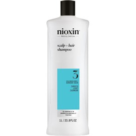 Champú limpiador Nioxin, sistema 3 (cabello tratado en color/normal a adelgazamiento ligero), Bionutrient Protectives Cleanser System, 33.8 Fl. Oz