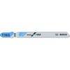 Bosch Professional 5x Jigsaw Blade T 118 G Basic for Metal (for Steel sheets, Accessories Jigsaw)