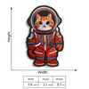 U-Sky Sew or Iron on Embroidered Patches | Adorable Orange