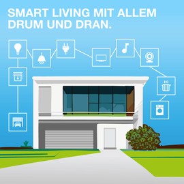 OSRAM SMART+ WIFI Outdoor Motion Sensor in Anthracite, IP65 Protection, for Outdoor Smart Home Applications