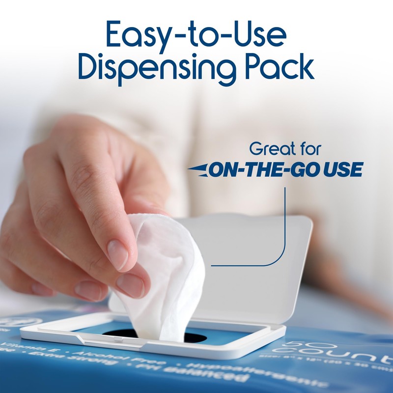 Inspire Adult Wet Wipes, Wash Cloths, Incontinence & Cleansing for