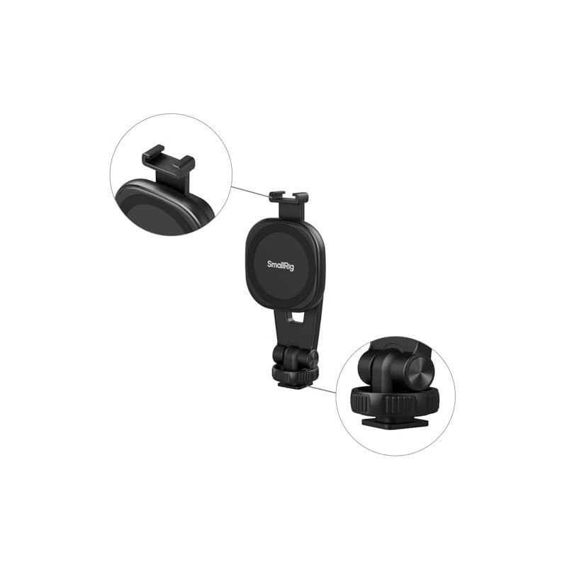 SmallRig 5283 AC-10 Suction Cold Shoe Smartphone Clip