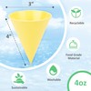 Kiicii Reusable Plastic Snow Cone Cups, Sturdy Shaved Ice Cups