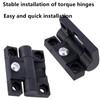 FJYXCHENXM Adjustable Torque Hinge, 6 Pcs Torque Damping Hinge Flexible