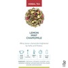 Teabloom Organic Lemon Mint Chamomile Pyramid Tea Presentation Box, 12