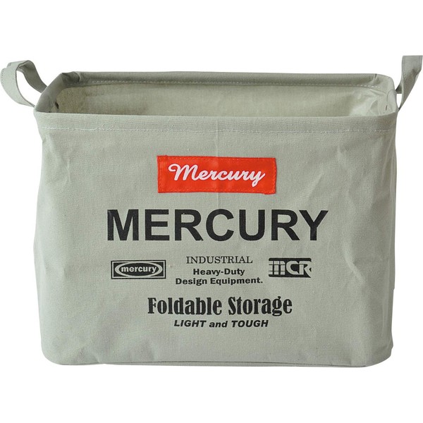 Mercury Canvas Rectangle Box Gray M [Authorized Dealer]
