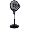 Optimus F-7508 14" Louver Rotating Oscillating Pedestal Air Circulator, Remote,