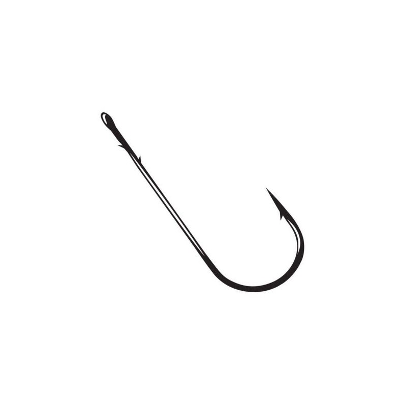 Gamakatsu 48413 Worm Loose Round Bend Hooks (5 Pack), Size