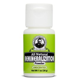 Uncle Harry's Unscented Remineralizing Tooth Powder | All Natural Enamel Support & Whitening Toothpaste for Sensitive Teeth | Powder Toothpaste for Gum Health & Fresh Breath (1 oz)