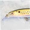 BIUDECO Supple Plastic Fishing Lure Eyes 4mm Size 3D Realistic