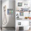 Lixintray Shampoo and Conditioner Dispenser, 3-Chamber Wall Mounted Shower Soap