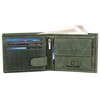 WILDHORN® RFID Protected Genuine Leather Wallet for Men, Green Hunter,