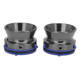 1 Pair NAB Hub Adapters Polished Aluminum Alloy Universal Loading Device 10 Inch Opener for Studer ReVox for Akai Gray