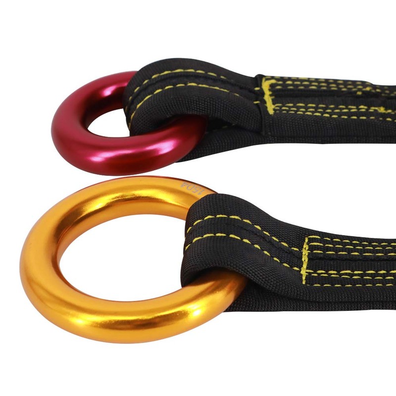 NewDoar Rappel Ring 25kN Gold Large O-Ring Rope Connector for