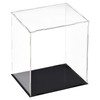 sourcing map Acrylic Clear Display Case Box Dustproof Protection Showcase