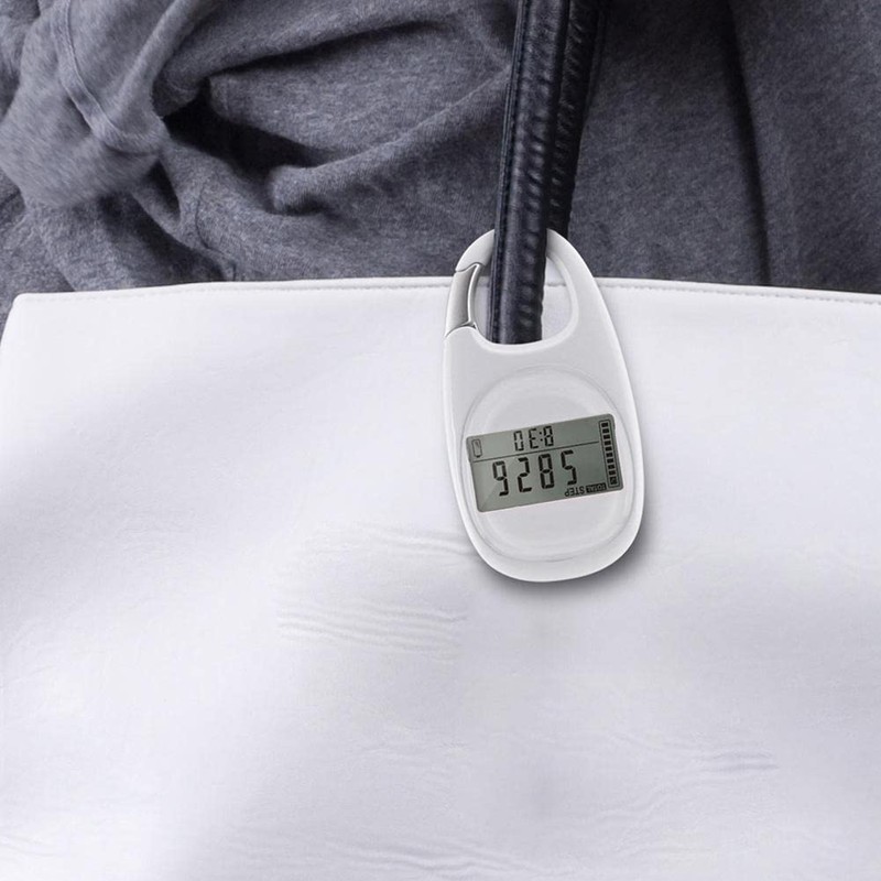 ThreeH Digital Walking Pedometer Step Tracker with Clip 7 Days