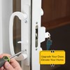 Brixwell Patio Door Handle Thumbturn Kit Full Tail, Aluminum Material,