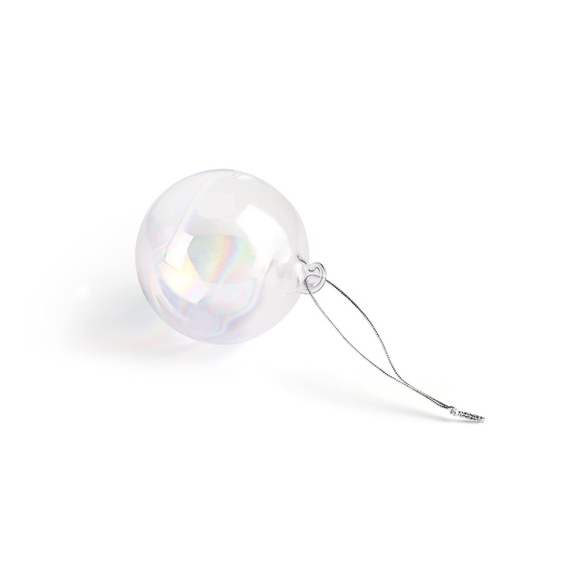 Succulent Style (4 x 10cm) Soap bubble glass iridescent baubles