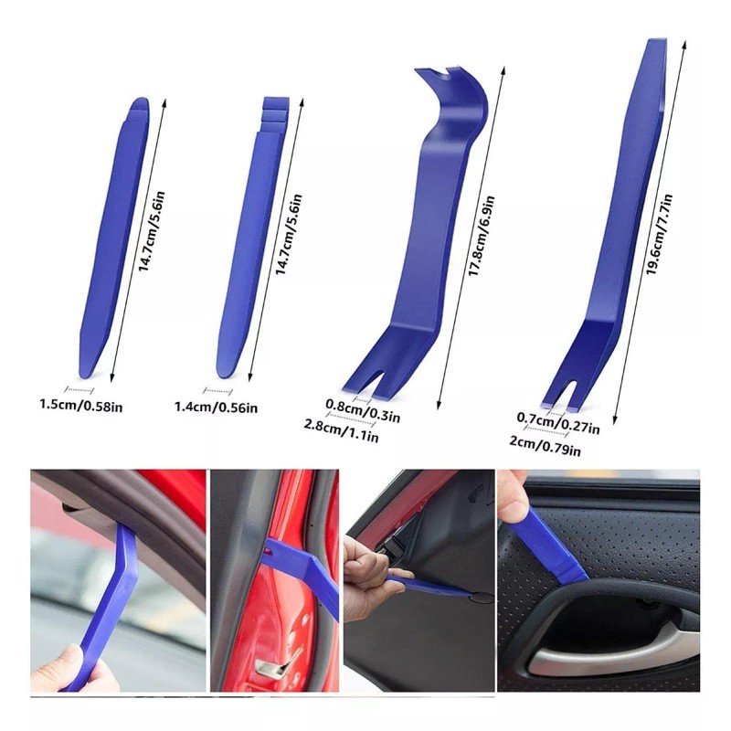 MARZSEFLO Kit Grapas Automotrices 240 Pzas, 12 Modelos, 5 Quitagrapas