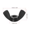 sourcing map Pack of 25 M3 Wing Nuts Nylon Butterfly