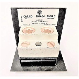 GE TNIA64 Fusible Neutral Kit, for Use with Fusible NEMA 1 TH3364C Safety Switches, Copper