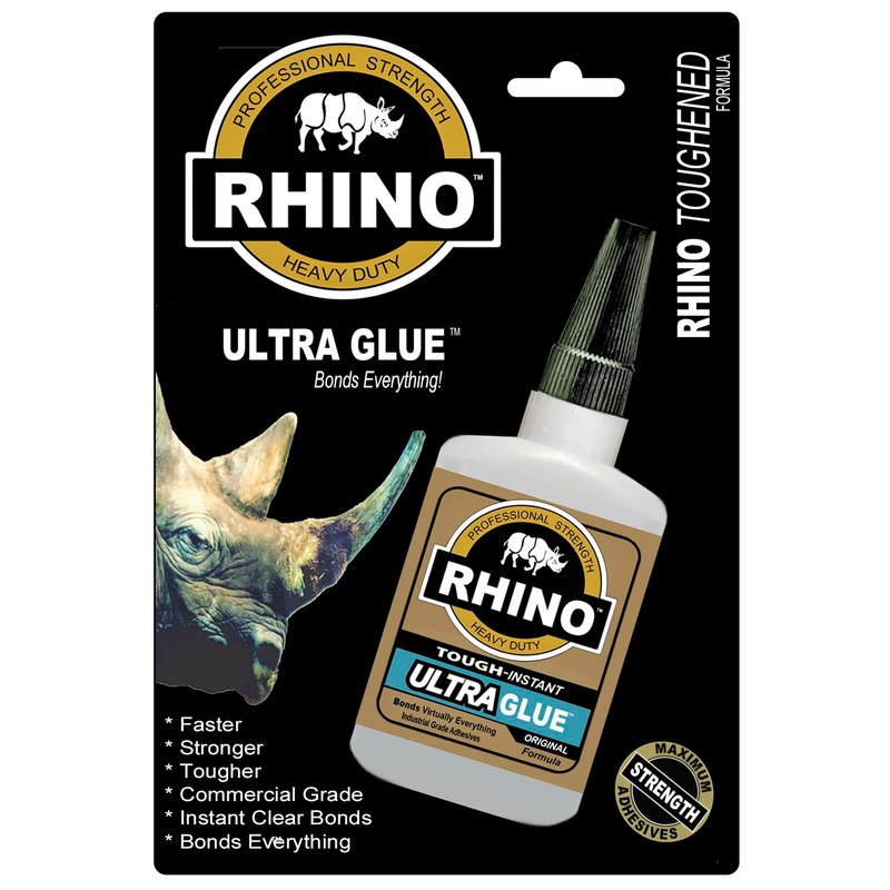 Rhino Glue Gel, Heavy Duty XXL 50 Gram Clear