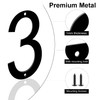 Stainless Steel House Numbers Address Sign, Metal Address Numbers and