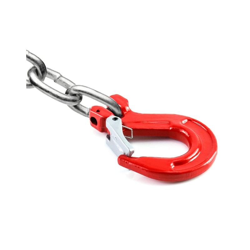 QWORK 5/16" Clevis Slip Hook with Latch, 2 Pack, 2470