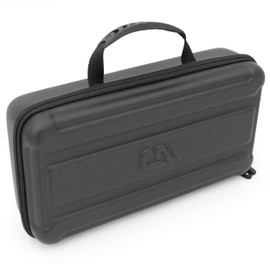 CASEMATIX Carry Case Compatible with Audio Technica Turntable AT-SB727 Sound Burger Record Player, Impact Resistant Exterior with Padded Foam Interior Designed to Hold Portable Turntable in Place