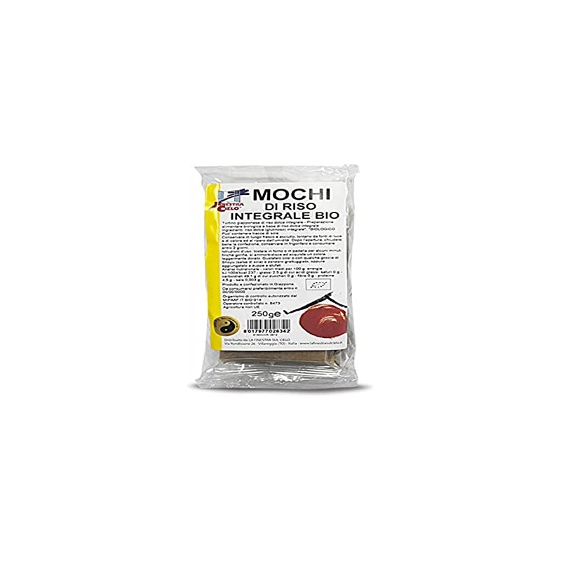 La Finestra sul Cielo Mochi di Riso Integrale Bio, 250g