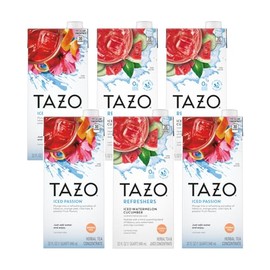 TAZO Tea Concentrate, (Iced Passion Herbal Tea, Watermelon Cucumber Refersher) (3ea) (Variety Pack)