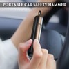 Tinkber 1 Pcs Portable Window Breaker, Safety Hammer, Emergency Seat