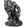 Ebros Gift Steampunk Robotic Werewolf Crushing Skull Statue Lycan Cyborg