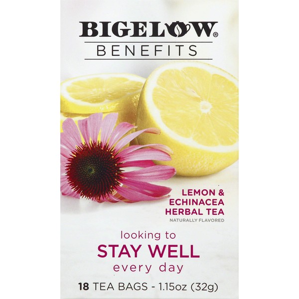 Bigelow Tea Lemon Echinacea, 18 ct