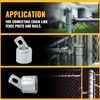VIVIDA 1-5/8" Top Rail End for Chain Link Fence, Rail