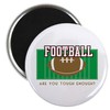 CafePress Football Tough Magnets 2.25" Magnet (100 Pack)