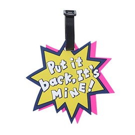 Put It Back Star Luggage Tag Humor ID Holder for Suitcases