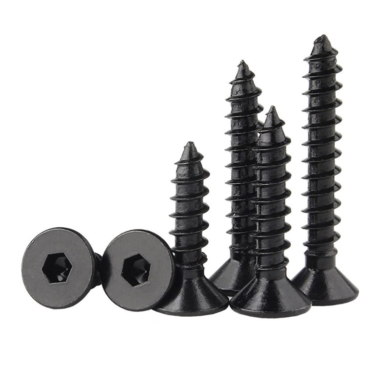 MACHSWON 50 PCS Hex Head Screw Bolts M5*25mm Carbon Steel